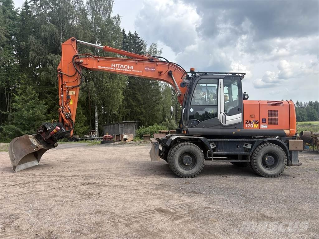 Hitachi ZX170W-3 ホイール式油圧ショベル（パワーショベル・ユンボ・バックホー）