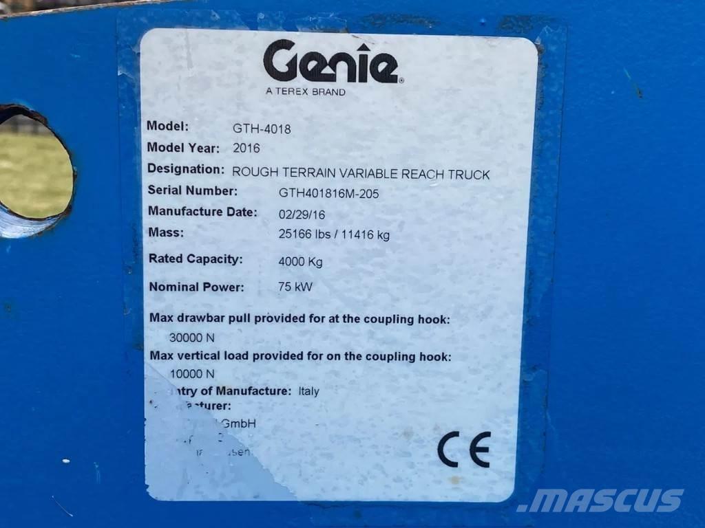 Genie GTH- 4018 テレスコーピックハンドラー