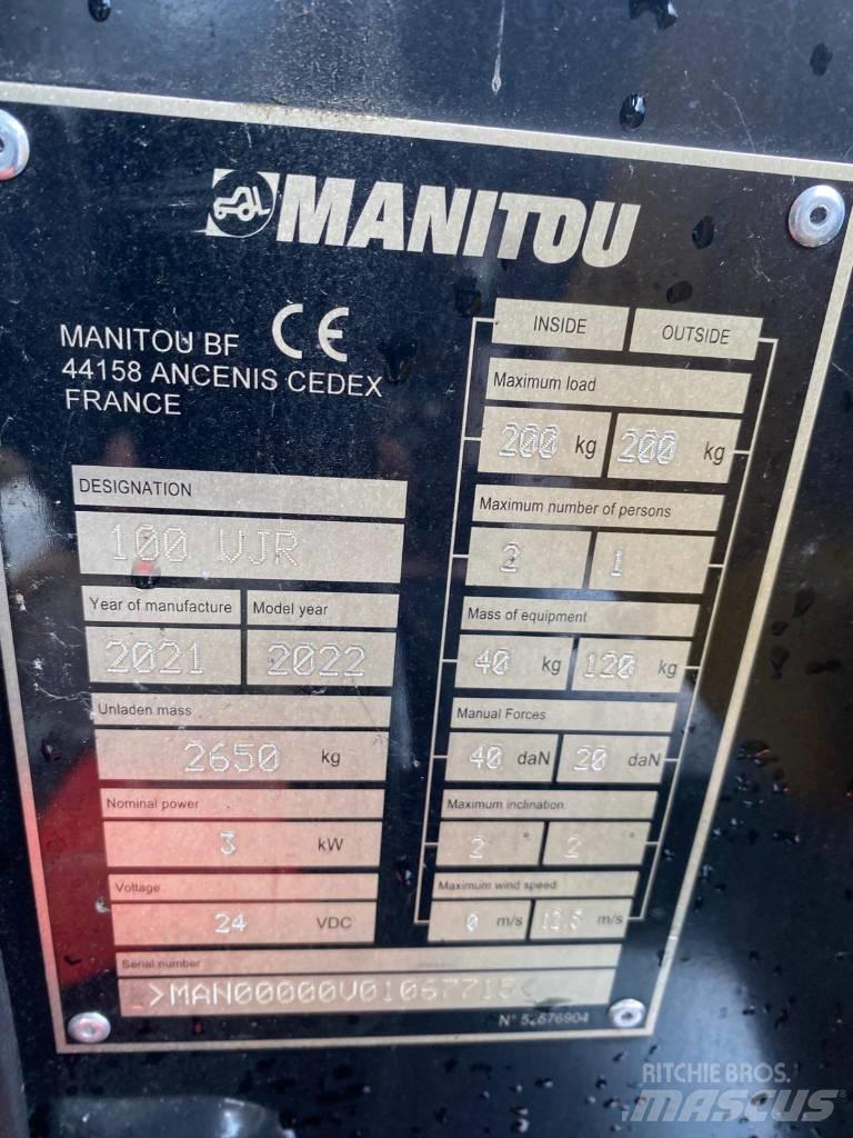Manitou 100 VJR 垂直昇降型リフト
