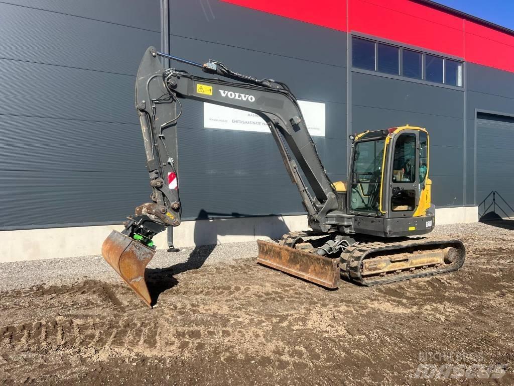 Volvo ECR 88 D 中型油圧ショベル 7ｔ-12ｔ（ユンボ・パワーショベル・バックホー）