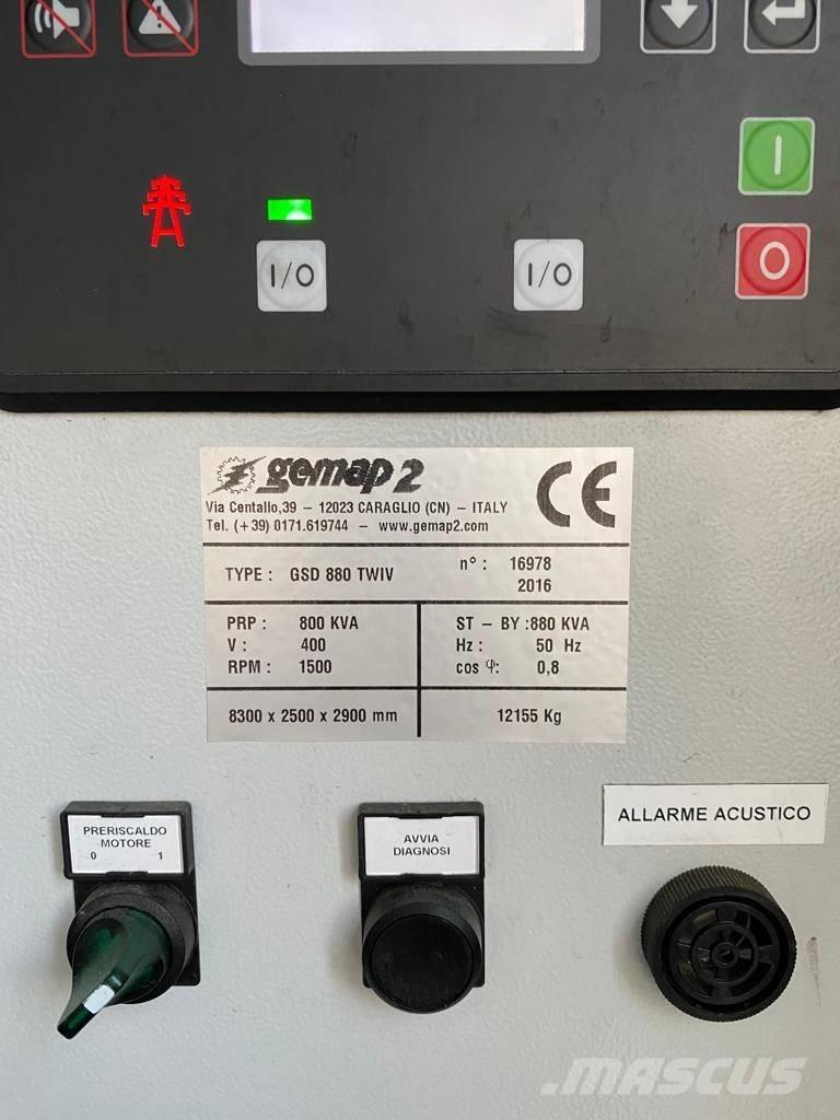  gemap 2 GSD 880 TWIV ディーゼル発電機