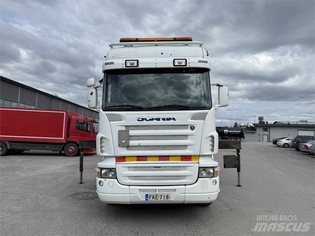 Scania R420 6X2 クレーントラック、ユニック車