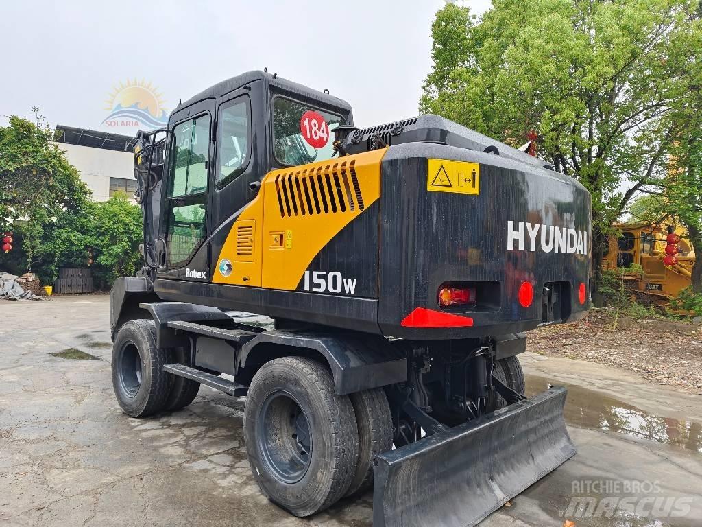 Hyundai R 150 W ホイール式油圧ショベル（パワーショベル・ユンボ・バックホー）