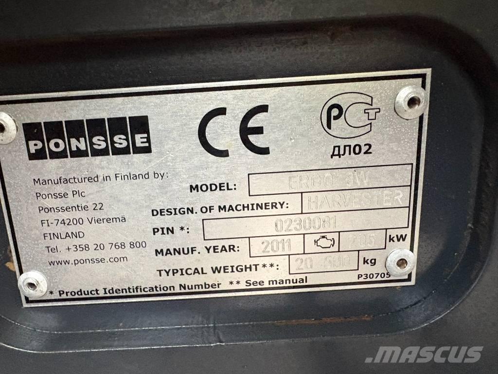 Ponsse Ergo 8W ハーベスター