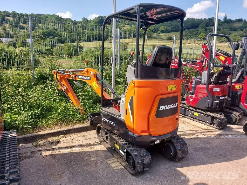 Doosan DX 17 ミニ油圧ショベル 7t以下（ミニユンボ・ミニディガー）