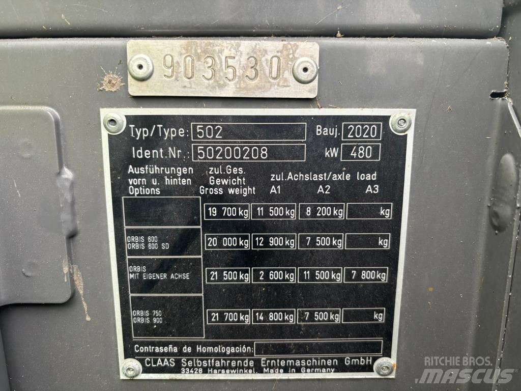 CLAAS Jaguar 960 4WD 自走式フォレージハーベスター