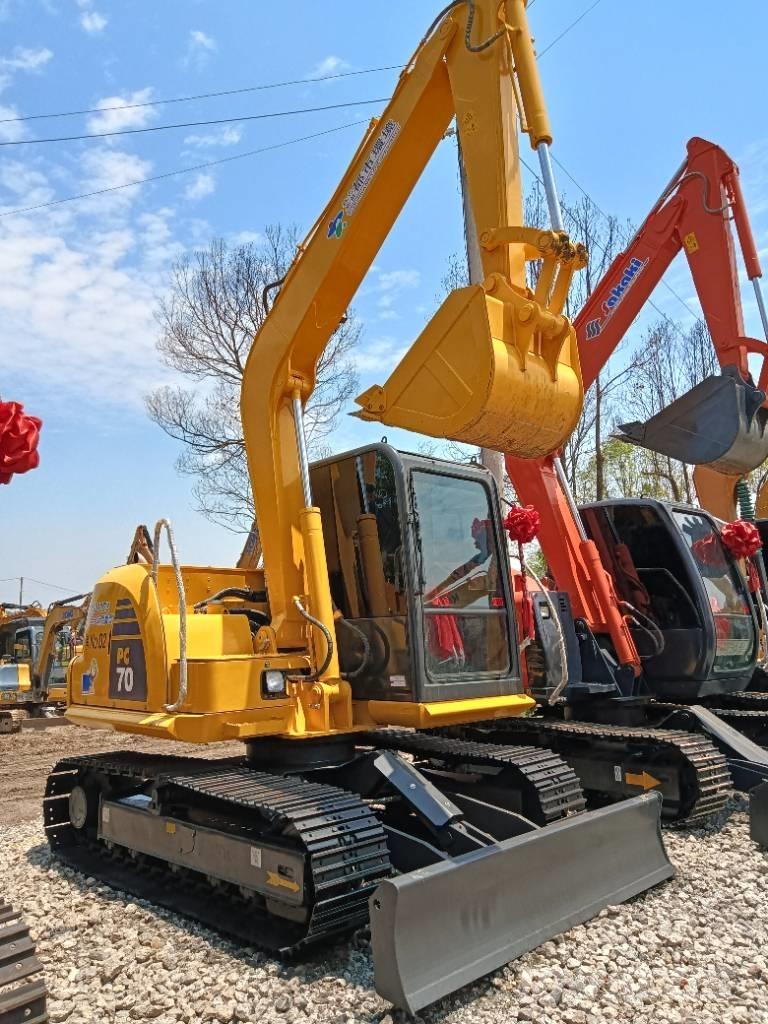 Komatsu PC 70 中型油圧ショベル 7ｔ-12ｔ（ユンボ・パワーショベル・バックホー）