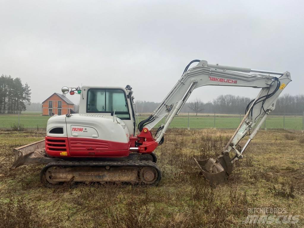 Takeuchi TB 290 中型油圧ショベル 7ｔ-12ｔ（ユンボ・パワーショベル・バックホー）