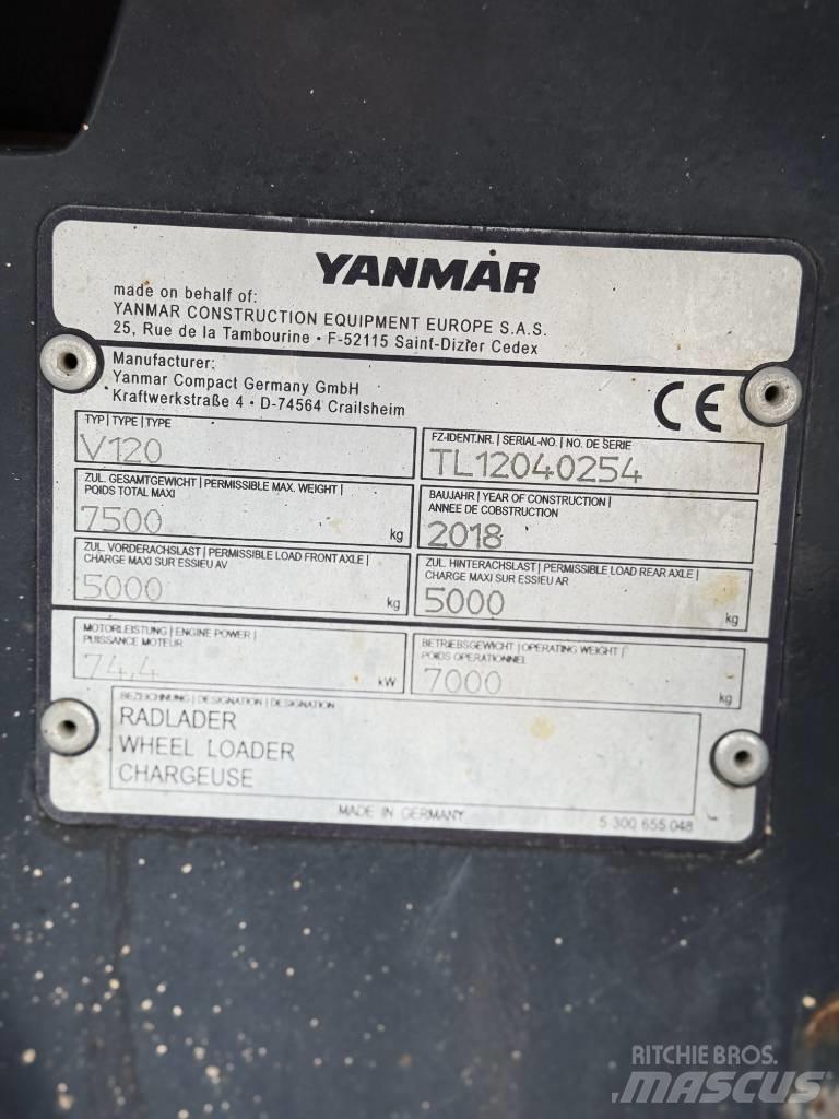 Yanmar V 120 ホイールローダー・タイヤショベル