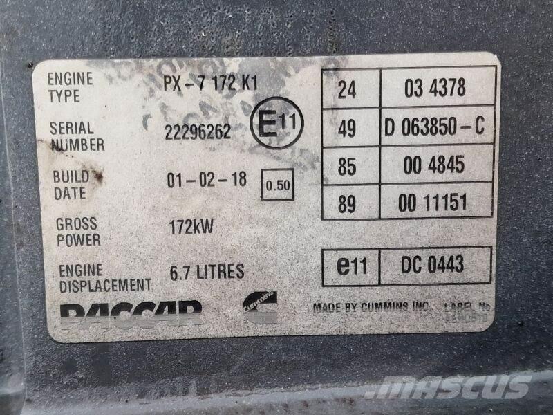 DAF PX-7 172 K1 エンジン