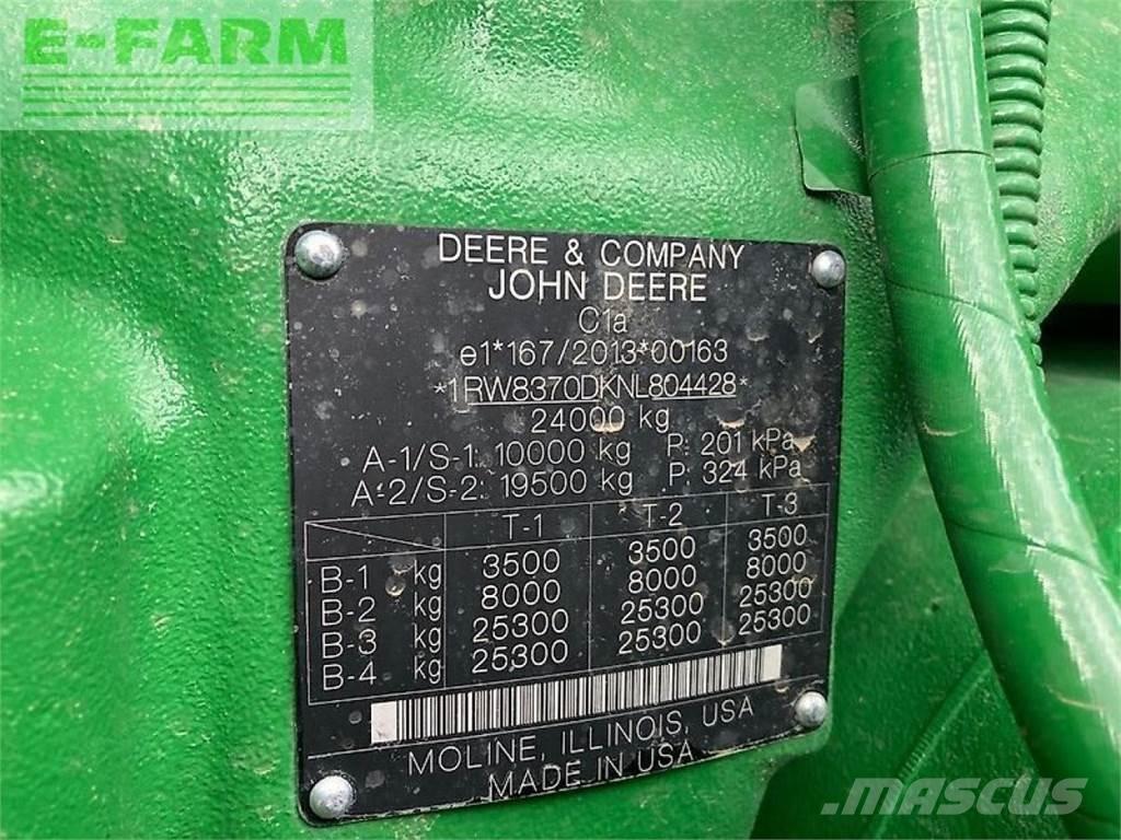 John Deere 8rx370 トラクター