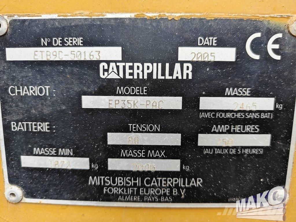 CAT EP 35 K PAC バッテリーフォークリフト