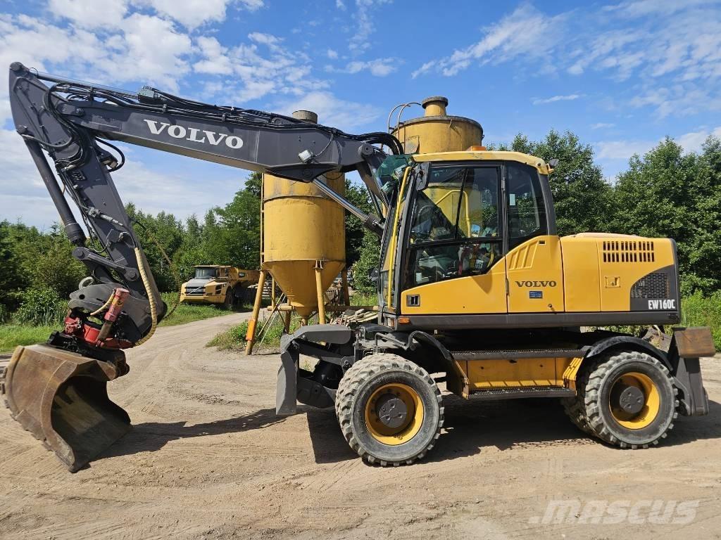 Volvo EW 160 C ホイール式油圧ショベル（パワーショベル・ユンボ・バックホー）