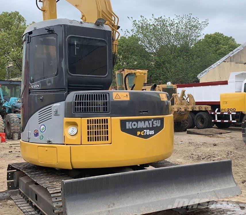 Komatsu pc78us 中型油圧ショベル 7ｔ-12ｔ（ユンボ・パワーショベル・バックホー）