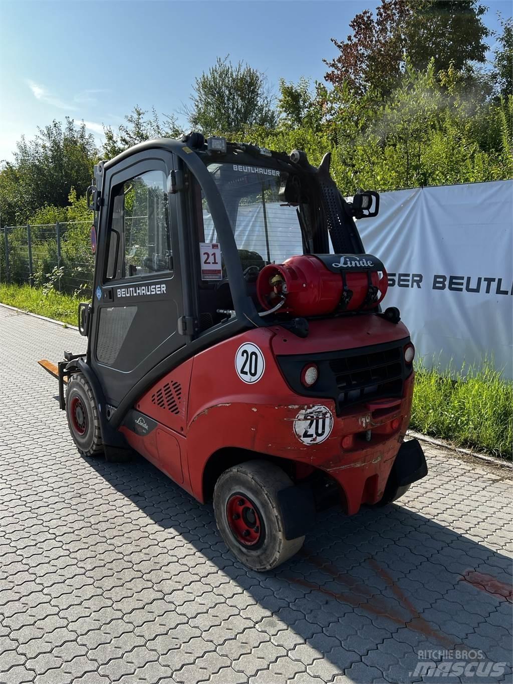 Linde H25T/600 LPGフォークリフト