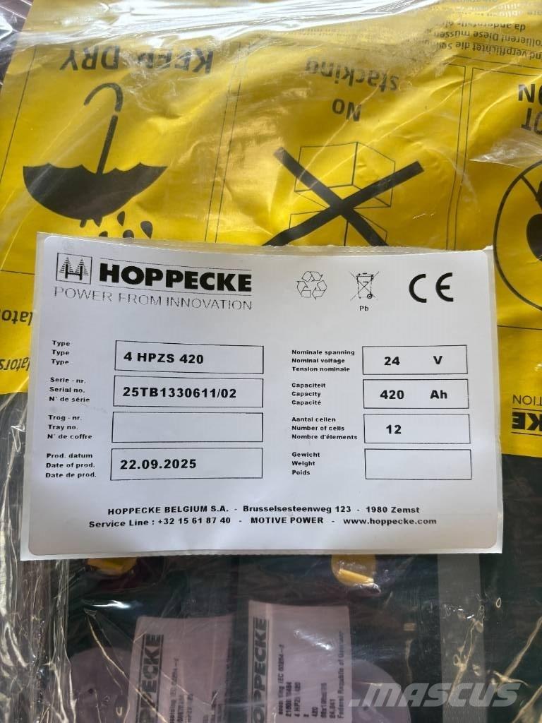 Hoppecke 4HPZS420 バッテリー
