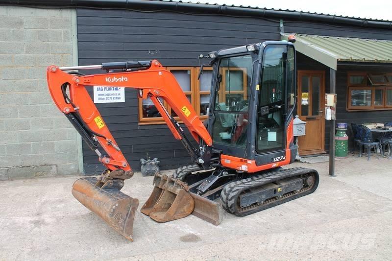 Kubota U 27-4 ミニ油圧ショベル 7t以下（ミニユンボ・ミニディガー）