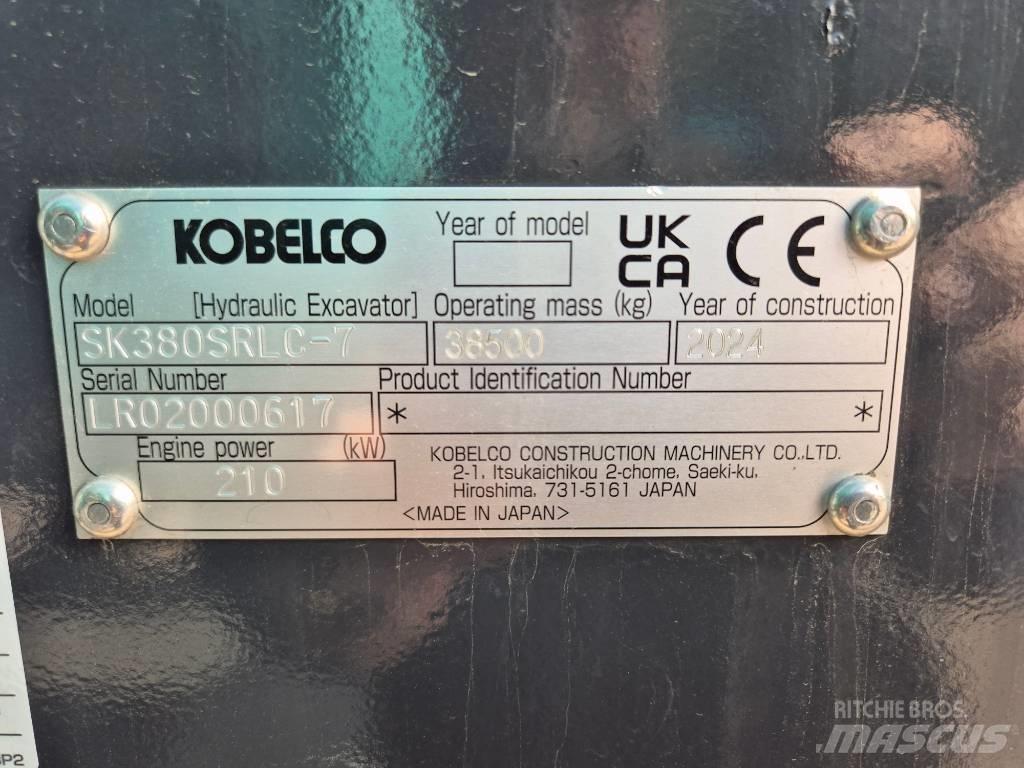 Kobelco SK380SRLC 大型油圧ショベル12t以上（パワーショベル・ユンボ）