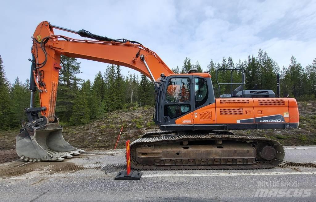 Doosan DX 340 LC 大型油圧ショベル12t以上（パワーショベル・ユンボ）