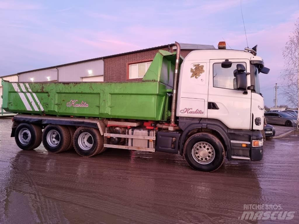 Scania R 480 8X4 スキップローダートラック