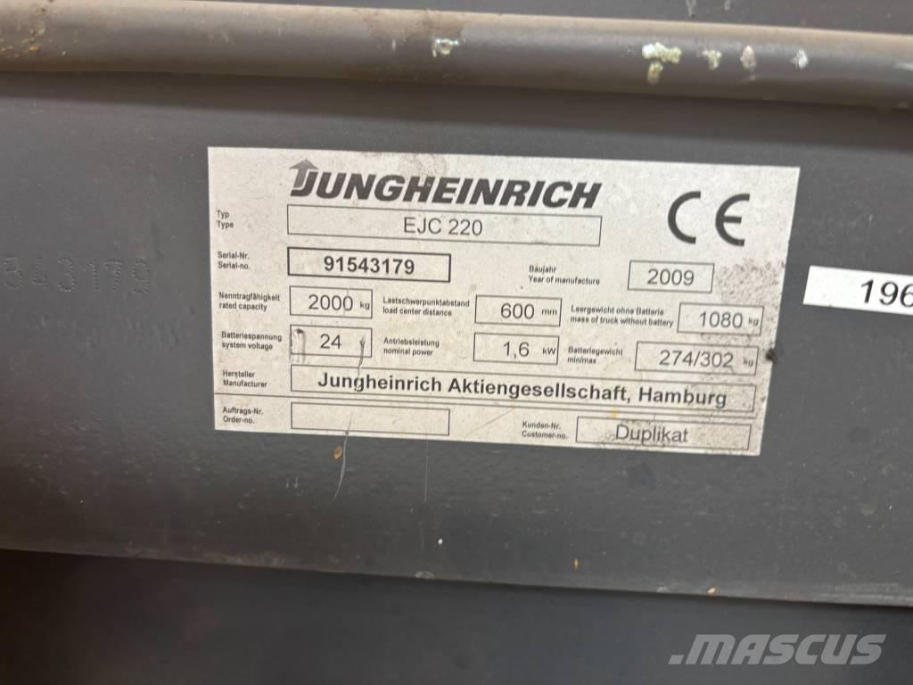 Jungheinrich EJC220 ウォーキンフォークリフト