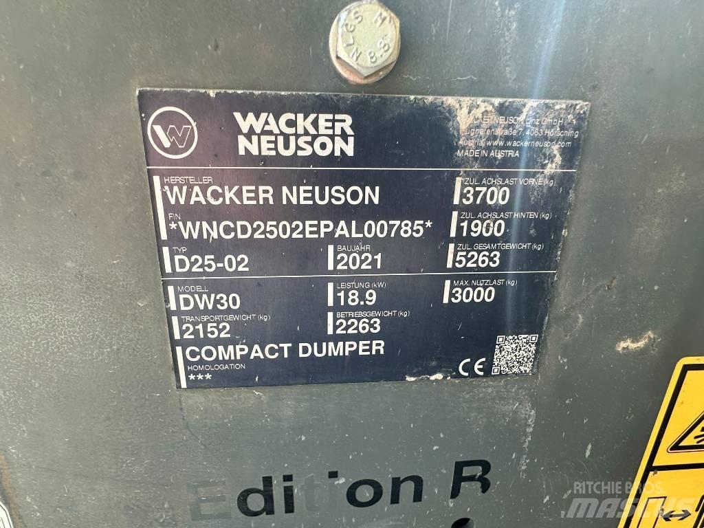 Wacker Neuson DW 30 サイト　ダンプ