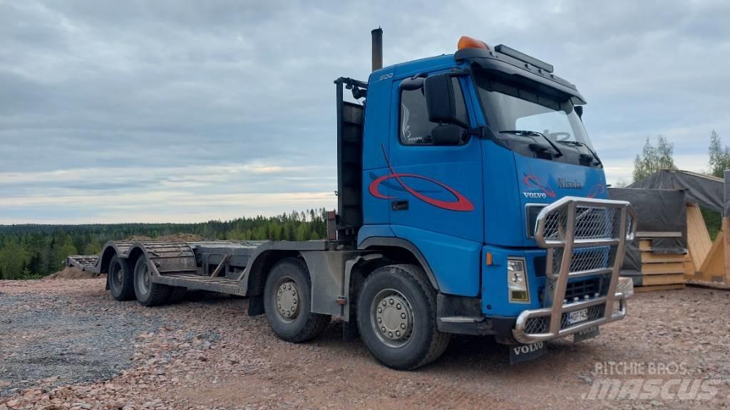 Volvo FH12 8x4 林業機械輸送トラック