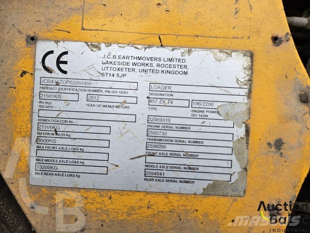 JCB 457 ZX ホイールローダー・タイヤショベル