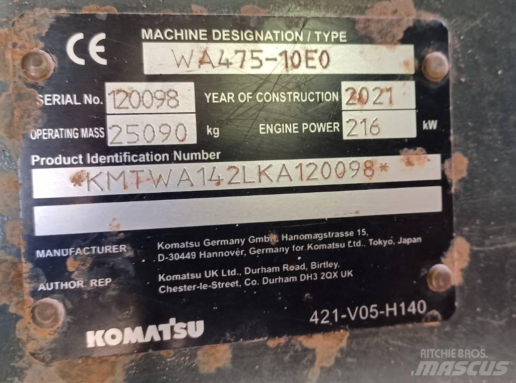 Komatsu WA 475-10E0 ホイールローダー・タイヤショベル