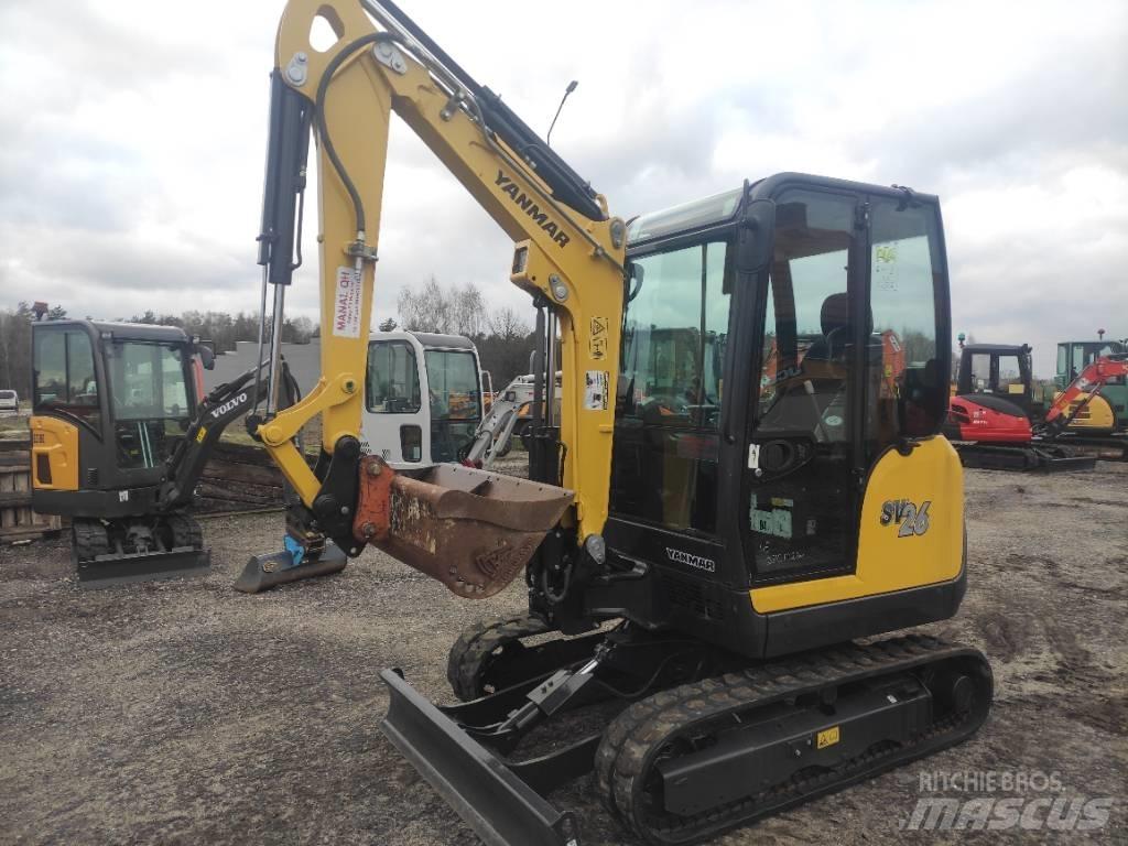 Yanmar SV 26 2017r ミニ油圧ショベル 7t以下（ミニユンボ・ミニディガー）