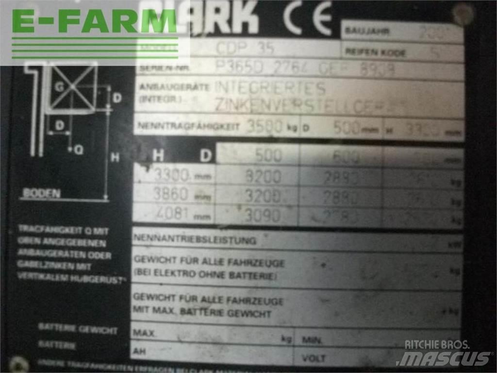Clark cdp 35 フォークリフト - その他
