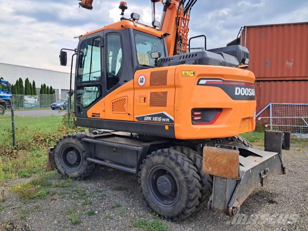 Doosan DX165WR-7 ホイール式油圧ショベル（パワーショベル・ユンボ・バックホー）