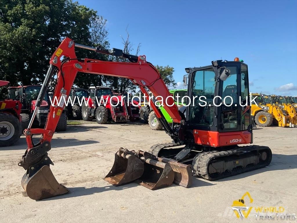 Kubota U 50-5 中型油圧ショベル 7ｔ-12ｔ（ユンボ・パワーショベル・バックホー）