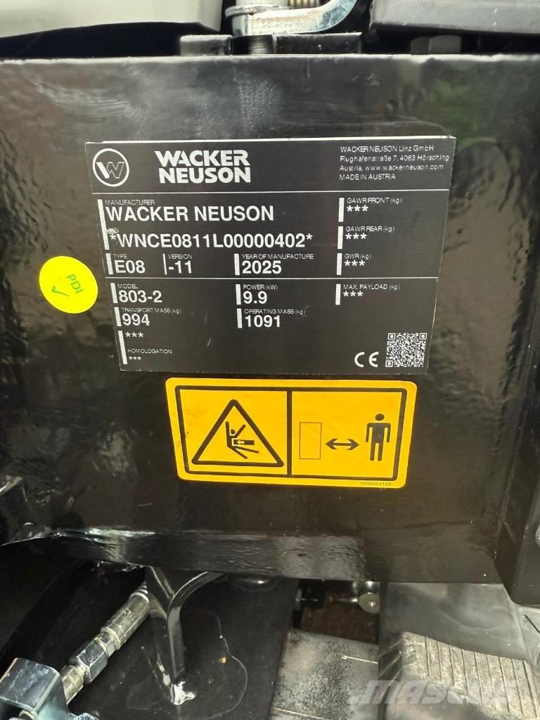 Wacker Neuson 803 ミニ油圧ショベル 7t以下（ミニユンボ・ミニディガー）