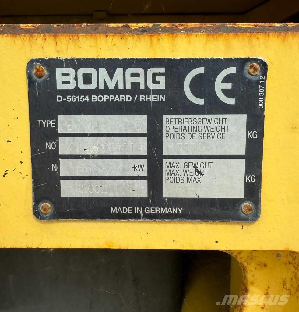 Bomag BW 144 AD-2 タンデムローラ