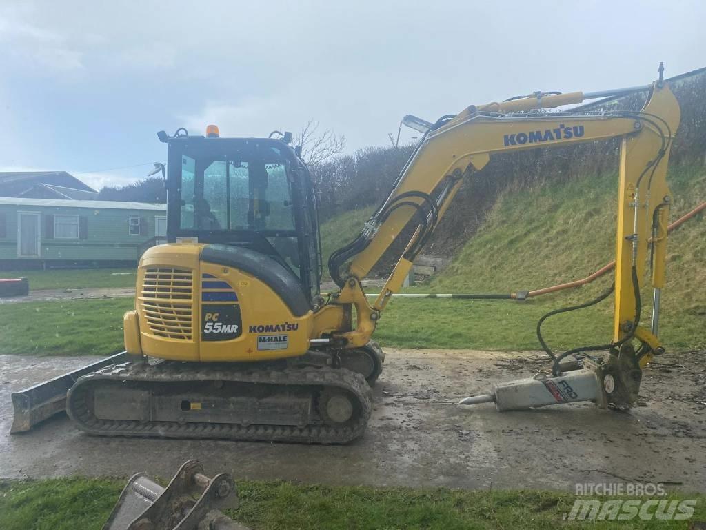 Komatsu PC 55 MR ミニ油圧ショベル 7t以下（ミニユンボ・ミニディガー）