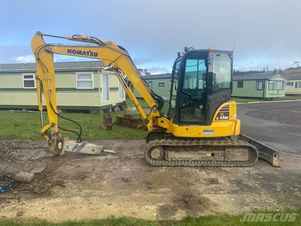 Komatsu PC 55 MR ミニ油圧ショベル 7t以下（ミニユンボ・ミニディガー）