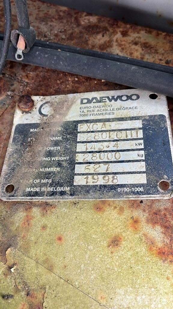 Daewoo Solar 280 LC 大型油圧ショベル12t以上（パワーショベル・ユンボ）