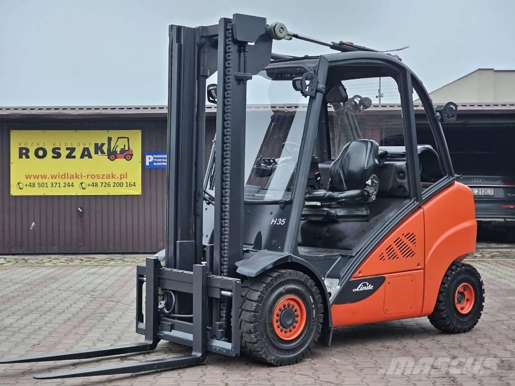 Linde H35T-02 LPGフォークリフト