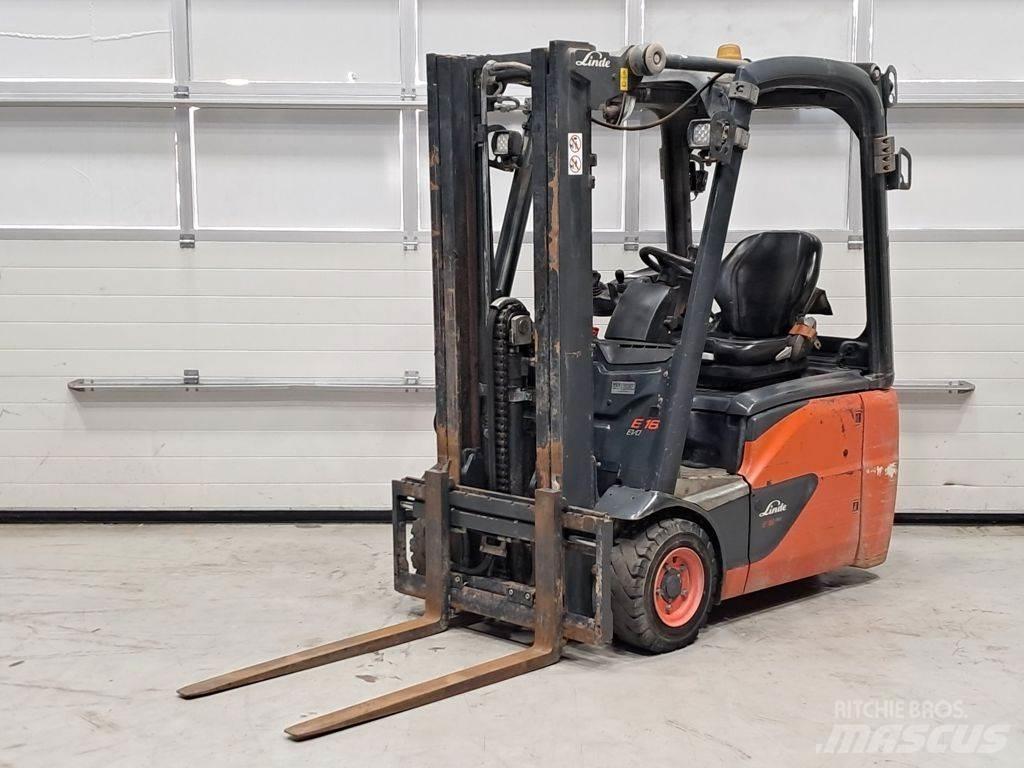 Linde E16C-03 バッテリーフォークリフト