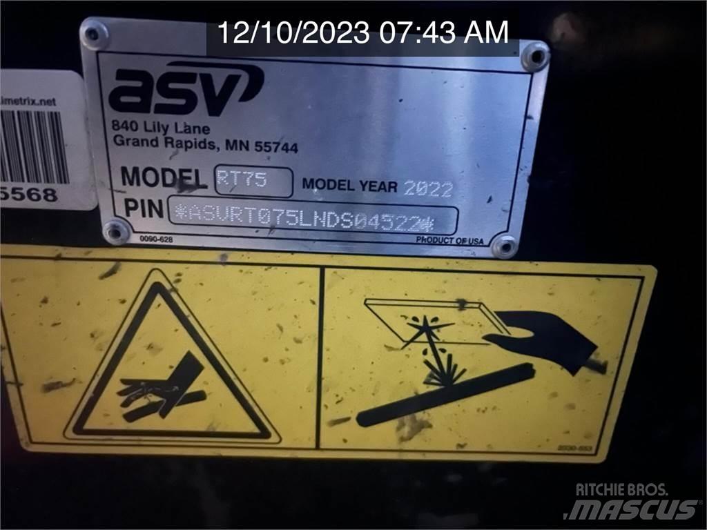 ASV POSI-TRACK RT75 スキッドステアローダー
