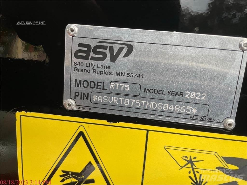 ASV POSI-TRACK RT75 スキッドステアローダー