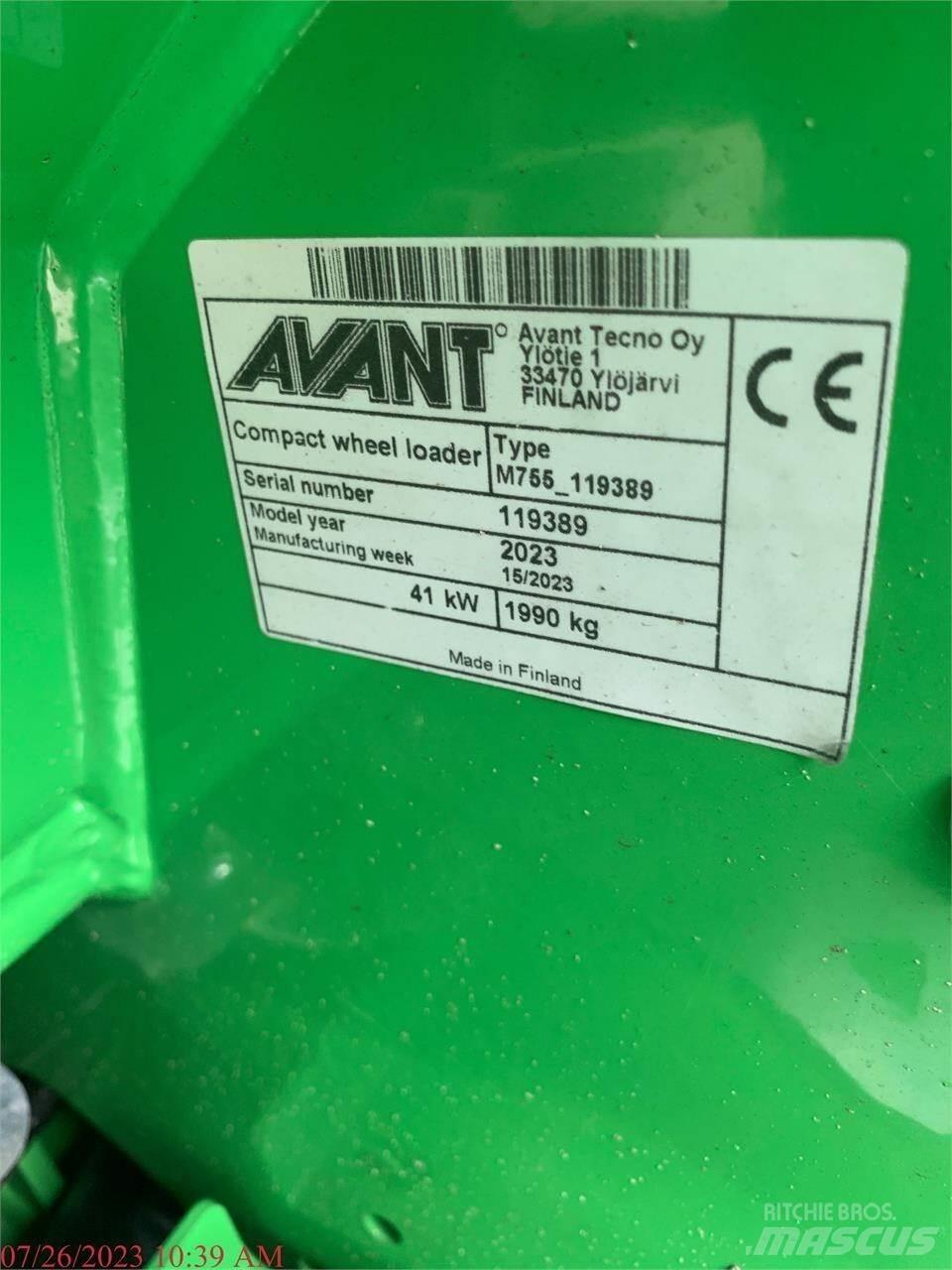 Avant 755I ホイールローダー・タイヤショベル