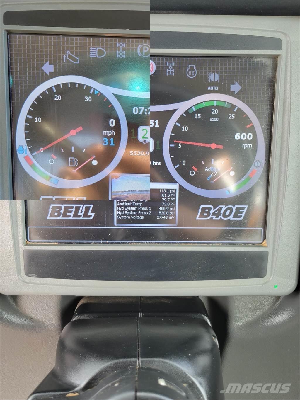 Bell B40E アーティキュレート式ダンプトラック