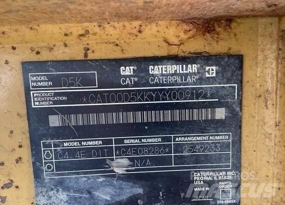 CAT D5K LGP パイプレイヤー・ドーザー