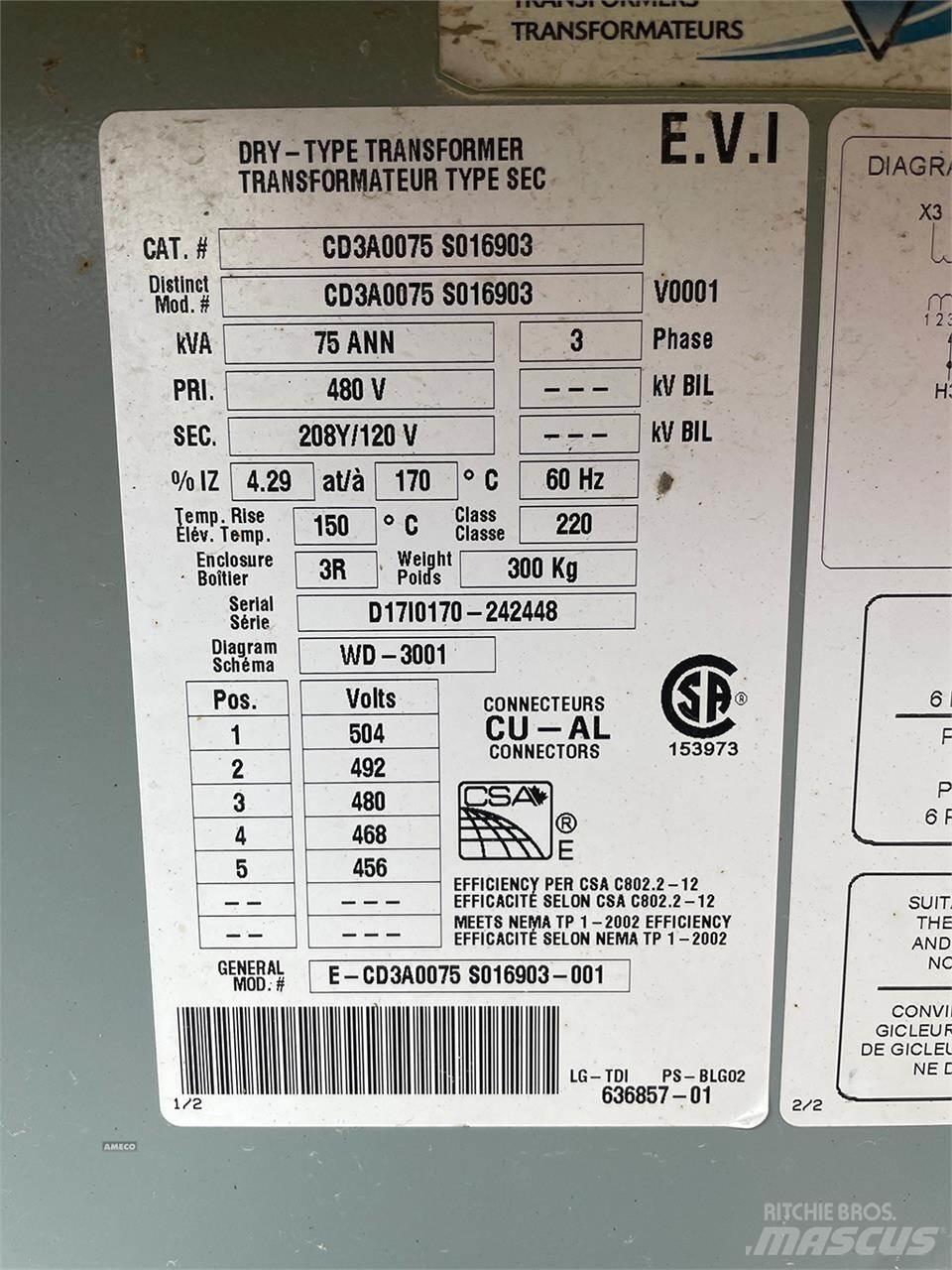 Delta 75 KVA その他の発電機