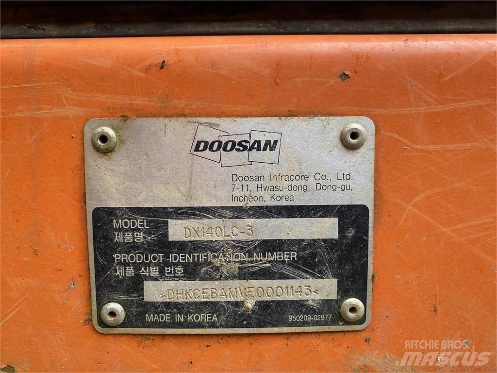 Doosan DX140 LC-3 大型油圧ショベル12t以上（パワーショベル・ユンボ）
