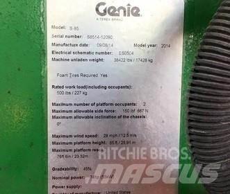 Genie S85 ブームリフト　直伸型