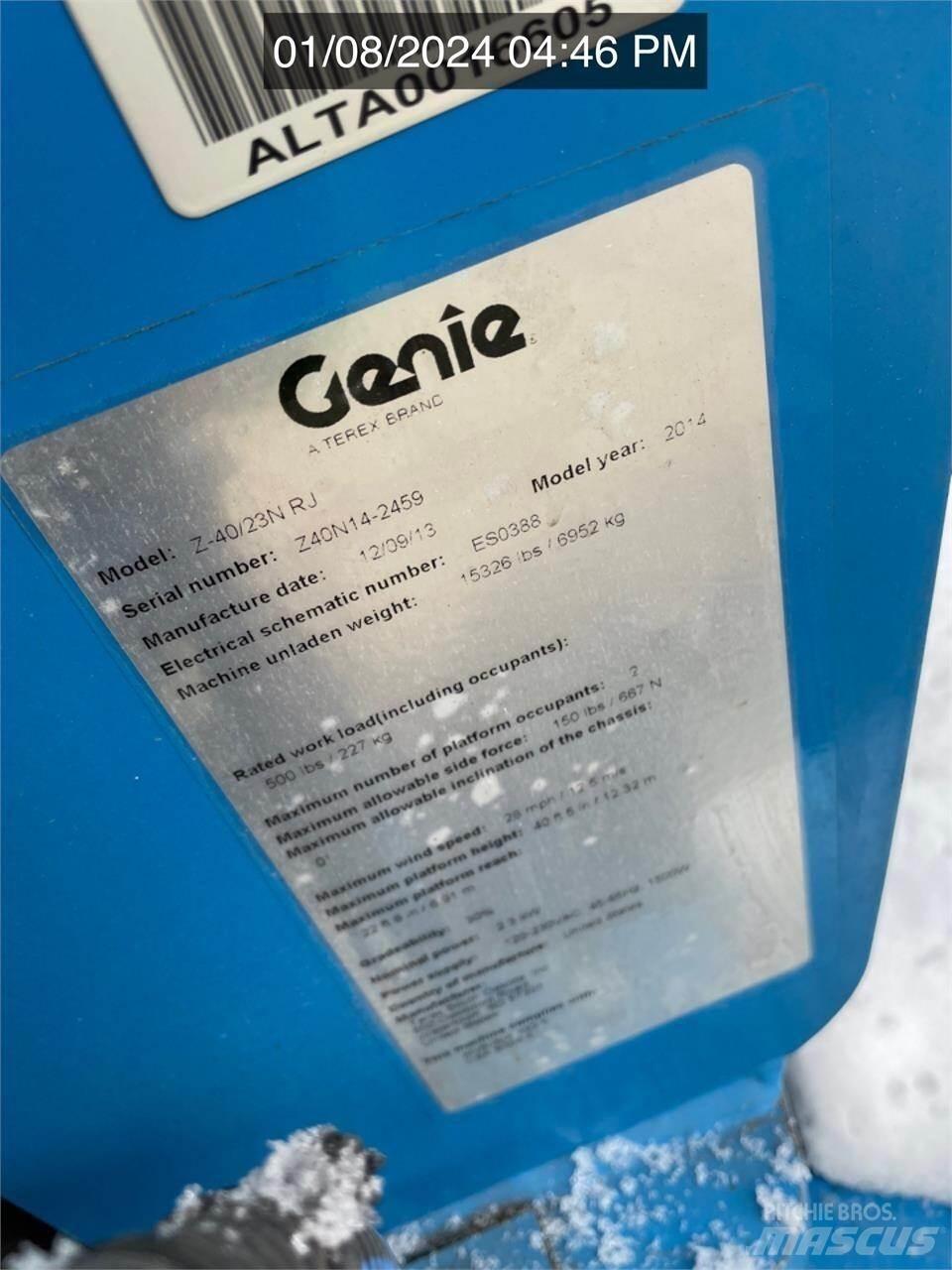 Genie Z40/23N RJ ブームリフト　屈伸型