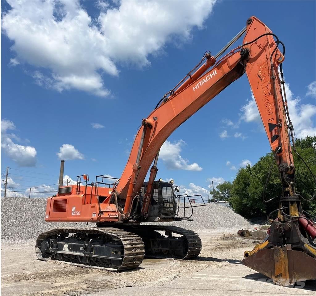 Hitachi EX750-5 大型油圧ショベル12t以上（パワーショベル・ユンボ）